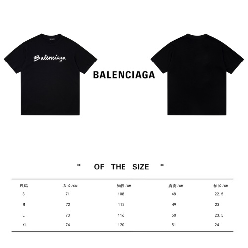 Replica Balenciaga T-Shirts Short Sleeved For Unisex #1103318 $36.00 USD for Wholesale