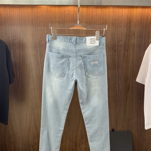 Replica Balmain Jeans For Men #1103378 $82.00 USD for Wholesale