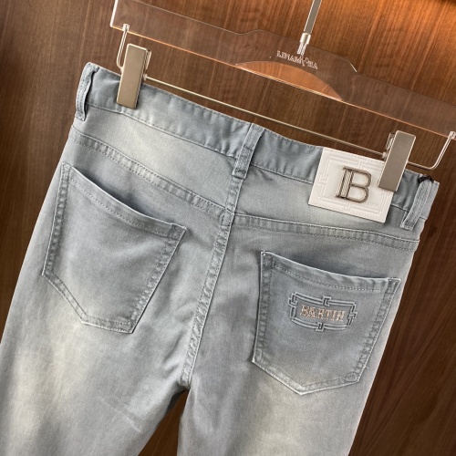 Replica Balmain Jeans For Men #1103378 $82.00 USD for Wholesale