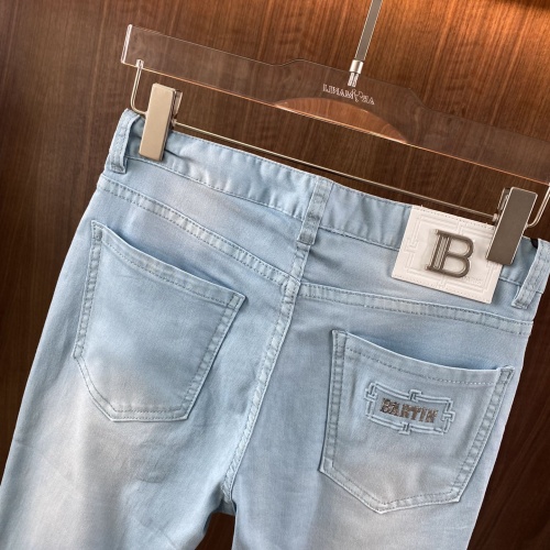 Replica Balmain Jeans For Men #1103379 $82.00 USD for Wholesale