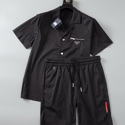 Prada Tracksuits Short Sleeved For Men #1103408 $108.00 USD, Wholesale Replica Prada Tracksuits