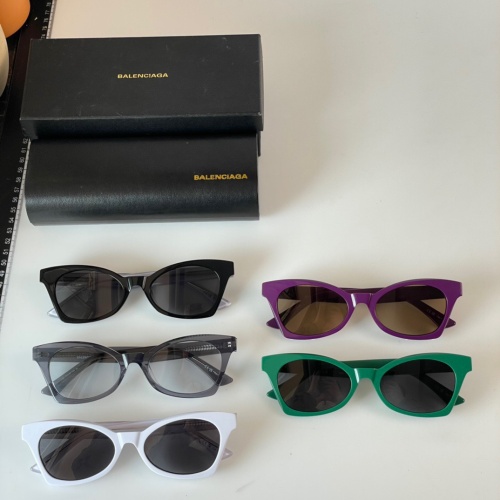 Replica Balenciaga AAA Quality Sunglasses #1103482 $48.00 USD for Wholesale