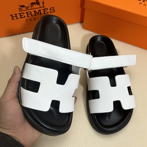 Replica Hermes Slippers For Men #1103729 $72.00 USD for Wholesale