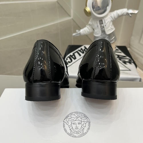 Replica Versace Leather Shoes For Men #1104068 $82.00 USD for Wholesale
