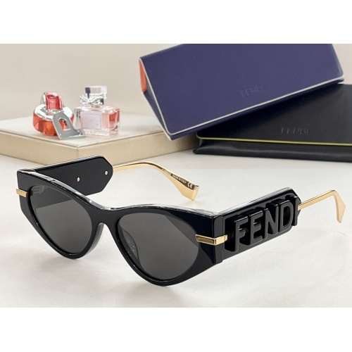 Fendi AAA Quality Sunglasses #1104625