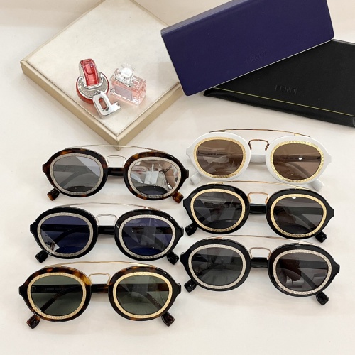 Replica Fendi AAA Quality Sunglasses #1104628 $72.00 USD for Wholesale