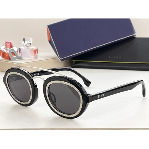 Fendi AAA Quality Sunglasses #1104631 $72.00 USD, Wholesale Replica Fendi AAA Quality Sunglasses