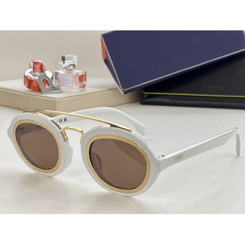 Fendi AAA Quality Sunglasses #1104633 $72.00 USD, Wholesale Replica Fendi AAA Quality Sunglasses