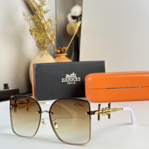 Hermes AAA Quality Sunglasses #1104769 $64.00 USD, Wholesale Replica Hermes AAA Quality Sunglasses