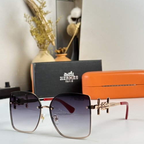 Hermes AAA Quality Sunglasses #1104772