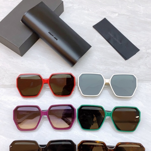 Replica Yves Saint Laurent YSL AAA Quality Sunglasses #1105084 $60.00 USD for Wholesale