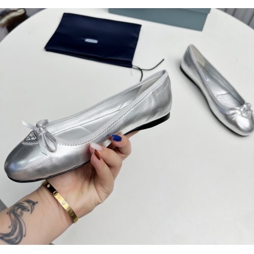 Replica Prada Flat Shoes For Women #1105236 $105.00 USD for Wholesale
