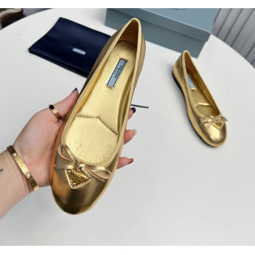 Replica Prada Flat Shoes For Women #1105237 $105.00 USD for Wholesale