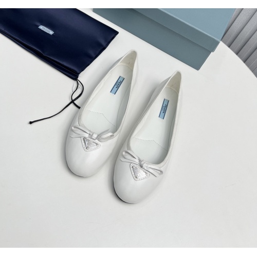 Replica Prada Flat Shoes For Women #1105238 $105.00 USD for Wholesale