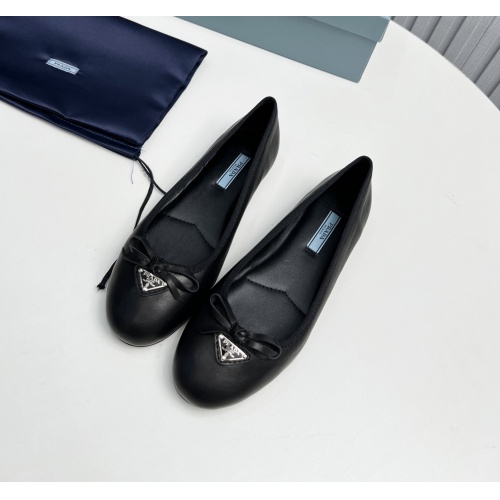 Replica Prada Flat Shoes For Women #1105239 $105.00 USD for Wholesale