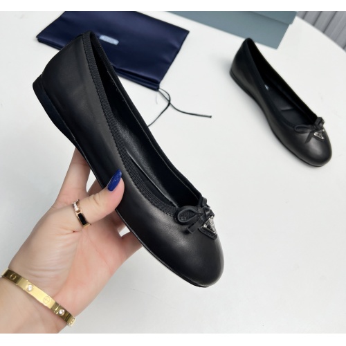 Replica Prada Flat Shoes For Women #1105239 $105.00 USD for Wholesale
