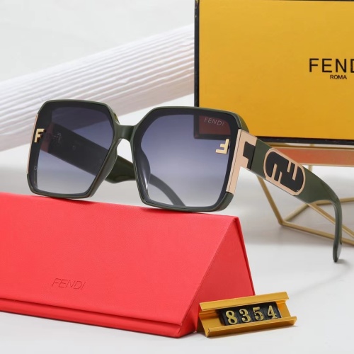 Fendi AAA Quality Sunglasses #1105843 $24.00 USD, Wholesale Replica Fendi Sunglasses