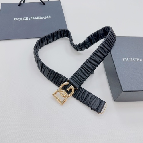 Replica Dolce & Gabbana D&G AAA Quality Belts For Women #1106554 $60.00 USD for Wholesale