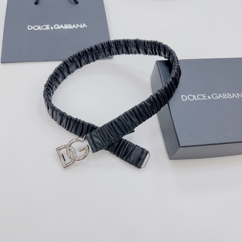 Replica Dolce & Gabbana D&G AAA Quality Belts For Women #1106555 $60.00 USD for Wholesale