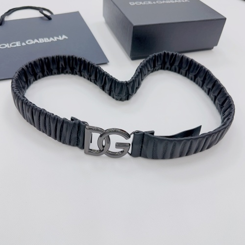 Replica Dolce & Gabbana D&G AAA Quality Belts For Women #1106556 $60.00 USD for Wholesale
