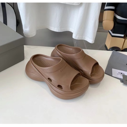 Replica Balenciaga Slippers For Women #1106980 $82.00 USD for Wholesale