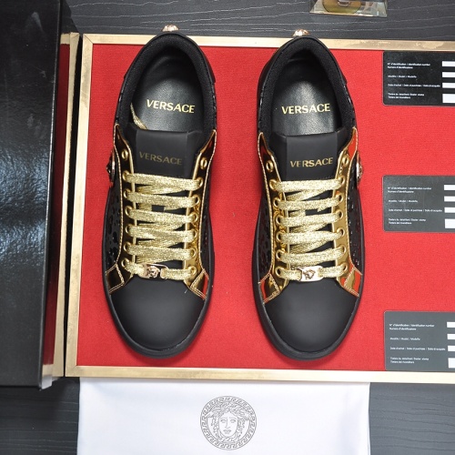 Replica Versace Casual Shoes For Men #1107201 $80.00 USD for Wholesale