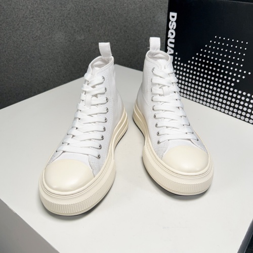Replica Dsquared High Tops Shoes For Men #1107504 $100.00 USD for Wholesale