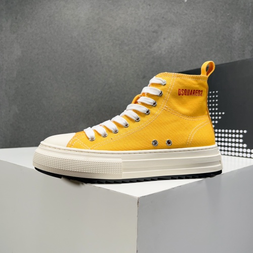 Replica Dsquared High Tops Shoes For Men #1107505 $100.00 USD for Wholesale