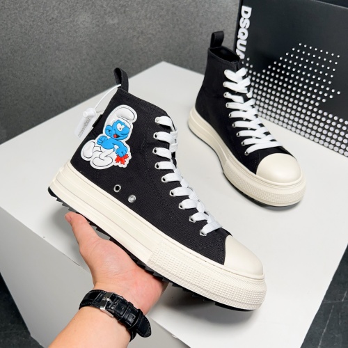 Replica Dsquared High Tops Shoes For Men #1107508 $100.00 USD for Wholesale