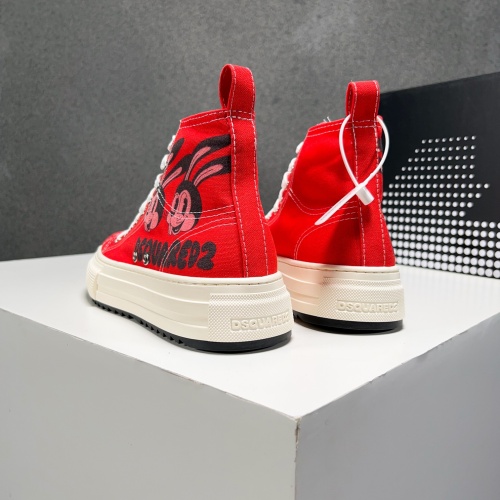 Replica Dsquared High Tops Shoes For Men #1107510 $100.00 USD for Wholesale