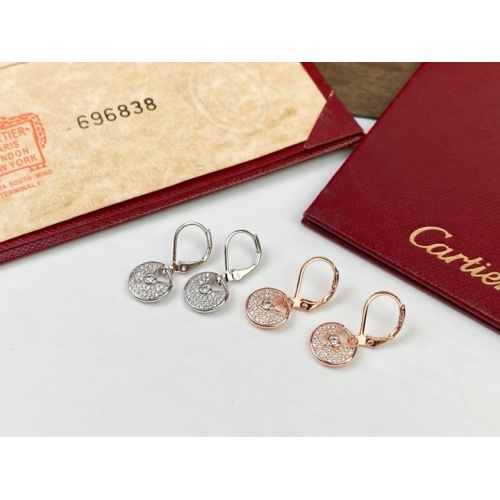 Replica Cartier Earrings For Women #1107762 $24.00 USD for Wholesale