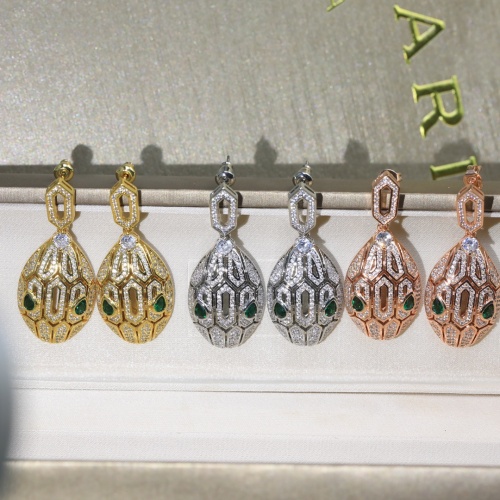 Replica Bvlgari Earrings For Women #1108111 $48.00 USD for Wholesale