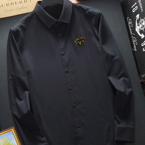 Versace Shirts Long Sleeved For Men #1109365