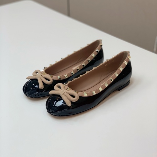 Valentino Flat Shoes For Women #1109789 $122.00 USD, Wholesale Replica Valentino Flat Shoes
