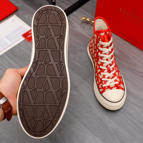 Replica Valentino High Tops Shoes For Men #1110283 $85.00 USD for Wholesale