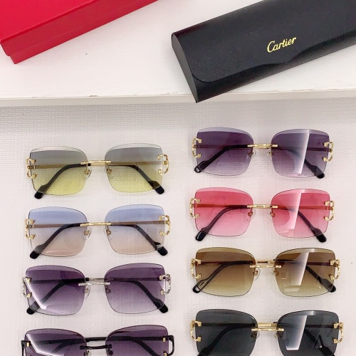 Replica Cartier AAA Quality Sunglassess #1110307 $52.00 USD for Wholesale