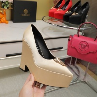 $130.00 USD Versace High-Heeled Shoes For Women #1102409