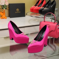 $130.00 USD Versace High-Heeled Shoes For Women #1102411