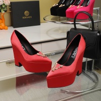 $130.00 USD Versace High-Heeled Shoes For Women #1102412