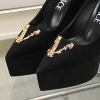 $130.00 USD Versace High-Heeled Shoes For Women #1102414