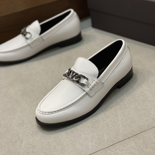 Replica Valentino Leather Shoes For Men #1110443 $165.00 USD for Wholesale