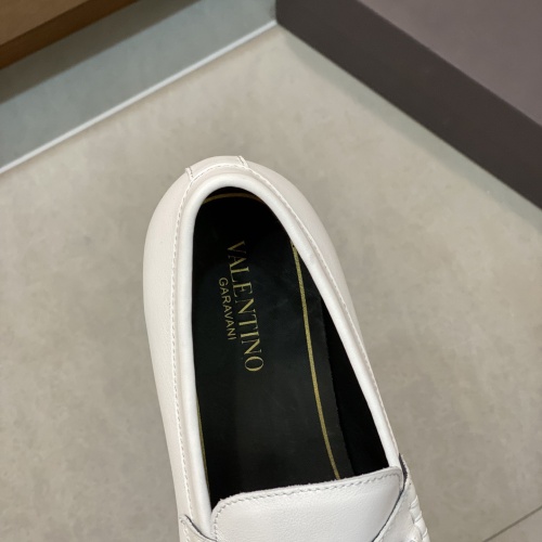 Replica Valentino Leather Shoes For Men #1110443 $165.00 USD for Wholesale