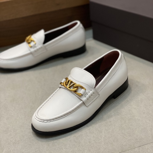 Replica Valentino Leather Shoes For Men #1110446 $165.00 USD for Wholesale