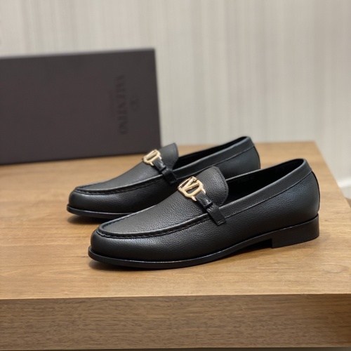 Replica Valentino Leather Shoes For Men #1110448 $165.00 USD for Wholesale