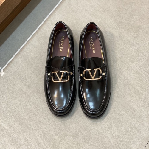 Replica Valentino Leather Shoes For Men #1110451 $165.00 USD for Wholesale