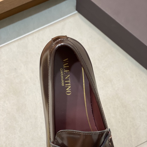 Replica Valentino Leather Shoes For Men #1110452 $165.00 USD for Wholesale