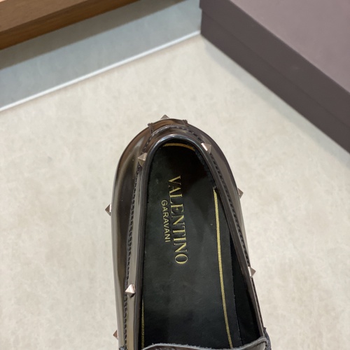 Replica Valentino Leather Shoes For Men #1110453 $165.00 USD for Wholesale