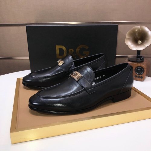 Dolce & Gabbana D&G Leather Shoes For Men #1110579