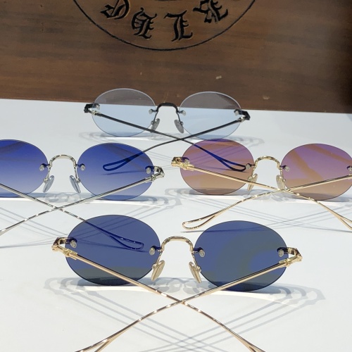 Replica Chrome Hearts AAA Quality Sunglasses #1110621 $56.00 USD for Wholesale