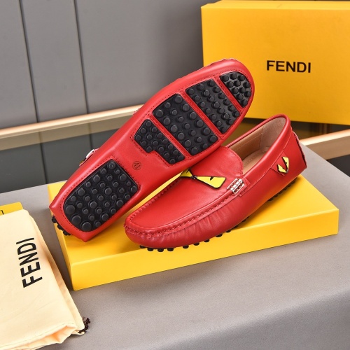 Fendi Leather Shoes For Men #1110722